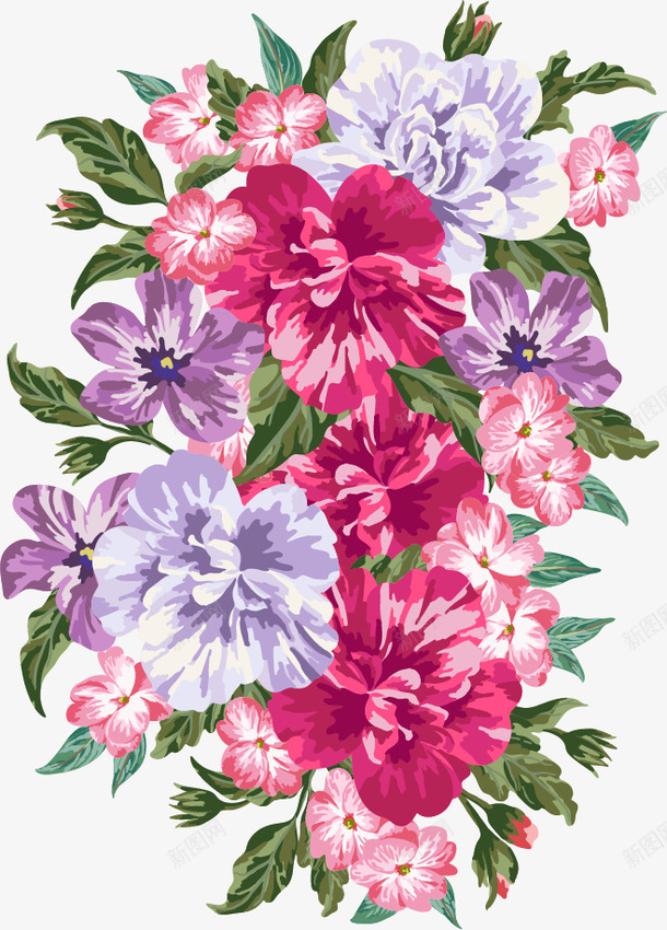 卡通手绘水彩一簇花朵png免抠素材_88icon https://88icon.com 一簇花朵 卡通花朵 手绘花朵 水彩 水彩鲜花 花卉 花卉植物 花朵 鲜花