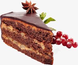 裱花巧克力提拉米苏蛋糕高清图片