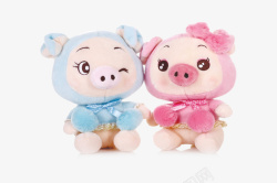 粉红猪免抠素材情侣小猪高清图片