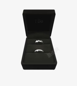 订婚衣服戒指首饰盒高清图片