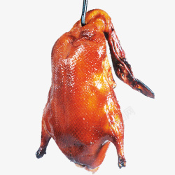 烤鸭食物实物全聚德北京烤鸭高清图片
