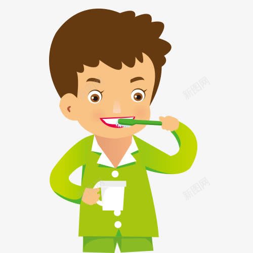 卡通人物刷牙png免抠素材_88icon https://88icon.com 卡通人物刷牙 牙医医生 牙痛 牙齿治疗 牙齿疼痛 牙齿病菌 牙龈健康刷牙防蛀牙 牙龈出血卡通图