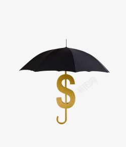 财富的象征金融项目财务储蓄伞图标高清图片