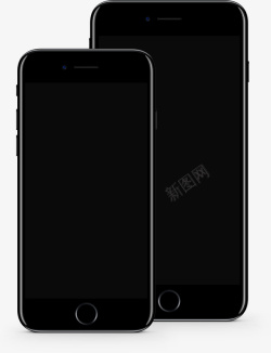 时尚手机iPhoneX黑色电子产品素材
