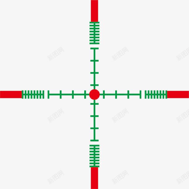 十字卡通细长准星png免抠素材_88icon https://88icon.com 准星 十字准星 卡通准星 枪械准星 瞄准 矢量准星