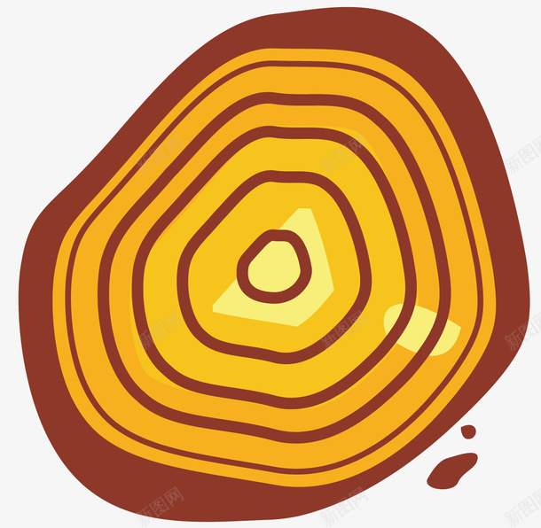 纯色涂抹的手绘年轮png免抠素材_88icon https://88icon.com 年轮 手绘年轮 树木的年龄 涂抹 矢量年轮 矢量树木年轮 纯色