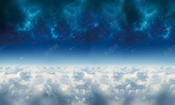 蓝天星空厚厚的云层jpg设计背景_88icon https://88icon.com 云层 厚厚的 星空 蓝天