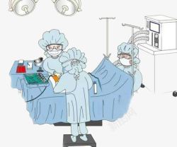 护士团队手术室里面做手术图标高清图片