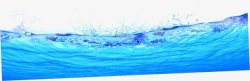 蓝色水流液体海洋美景素材