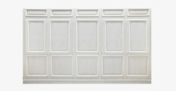 白色实木护墙板素材