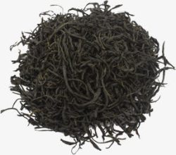 黑色茶叶新鲜春茶素材
