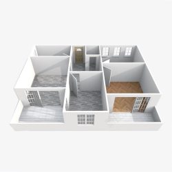 整套房间模型建筑房子模型高清图片