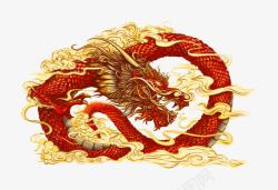云中的龙素材