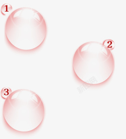 粉色圆球粉色气泡高清图片