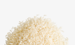 香米一堆白色的江米香米高清图片