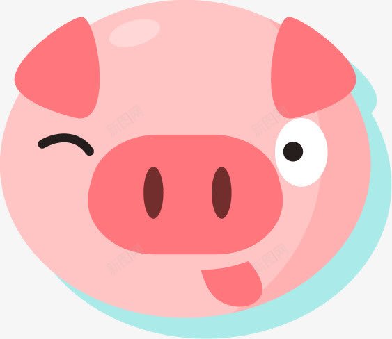 猪头像剪影png免抠素材_88icon https://88icon.com 主剪影 动物头像 卡通 可爱 吐舌头 猪剪影 粉红色猪