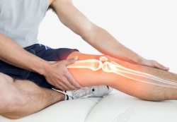 膝盖受伤运动膝盖半月板撕裂高清图片