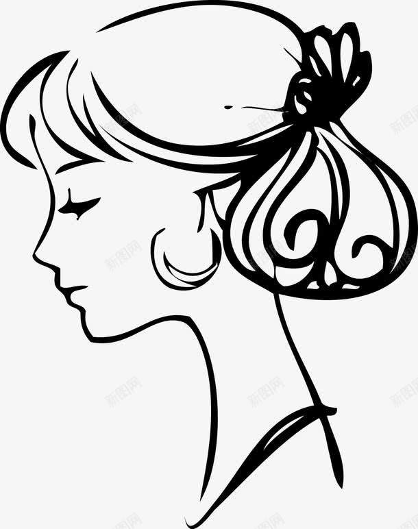 侧面美女淑女发型png免抠素材_88icon https://88icon.com 侧面美女 卡通美女 女孩 淑女 淑女发型 矢量美女 短发美女 美女 美女发型 美女矢量