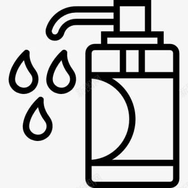 瓶肥皂图标图标