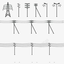 电线塔身素材