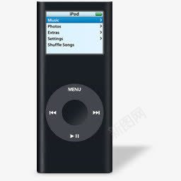 ipod纳米苹果产品png免抠素材_88icon https://88icon.com ipod nano 纳米 黑色