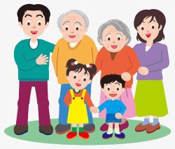 关怀宣传全家福高清图片