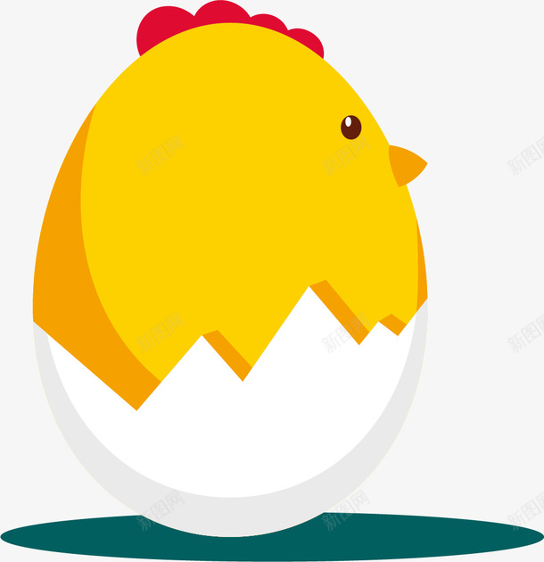 小鸡出生png免抠素材_88icon https://88icon.com 一个鸡蛋 出生 孵出鸡蛋 新鲜鸡蛋 禽类蛋类 鸡蛋