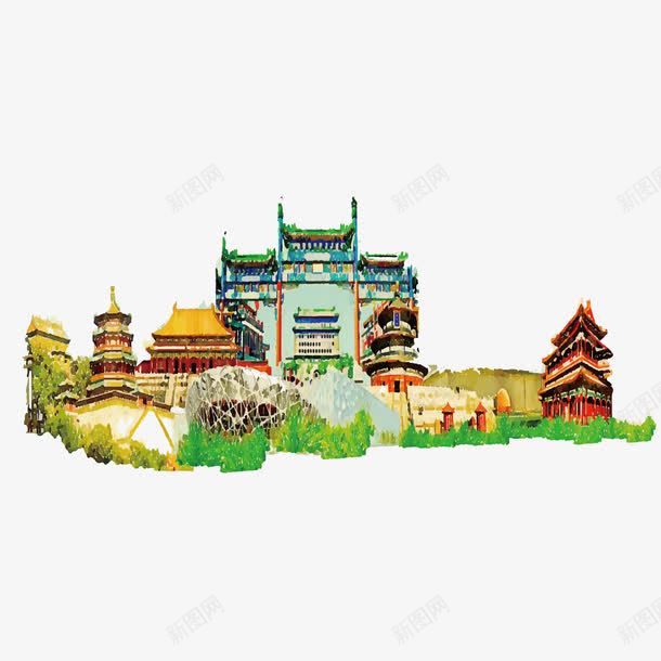 美丽的北京png免抠素材_88icon https://88icon.com 人文情怀 历史悠久 建筑朴素 旅游景点 景色优美 线条北京 美丽的首都