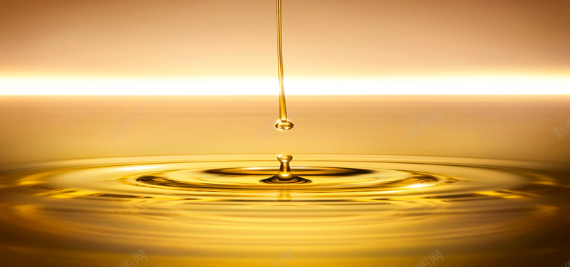 金色水滴花生油植物油背景