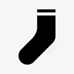袜子图标附件时尚袜子运动袜美国时尚配饰图标高清图片