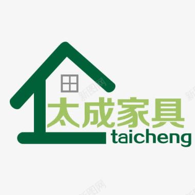 LOGO圆环家具类的店标房屋类标志logo图标图标