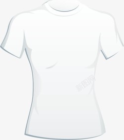 平面T裇素材白色T恤衫高清图片