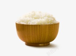 木碗中的白米饭素材