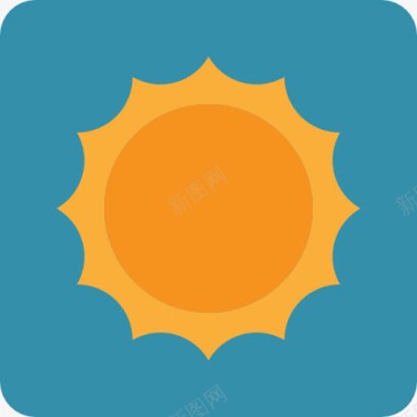 夏季海报素材下载太阳图标图标