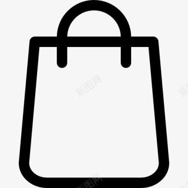 网页UI购物袋图标图标