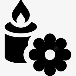 SPA放松CandleFlower图标高清图片