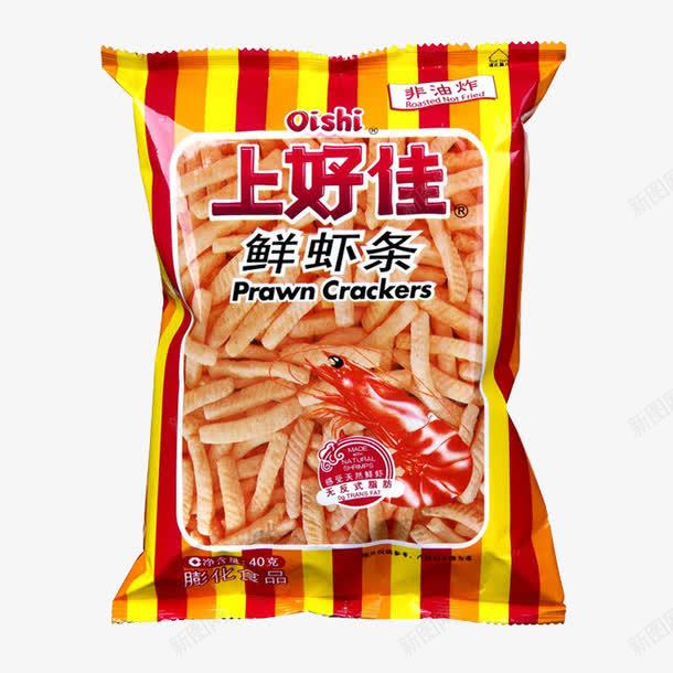 上好佳鲜虾条png免抠素材_88icon https://88icon.com 产品实物 无反式脂肪 膨化食品 虾条 零食 非油炸食品