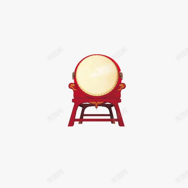 中国风锣鼓png免抠素材_88icon https://88icon.com 中国风 传统 庆祝 节日 鼓