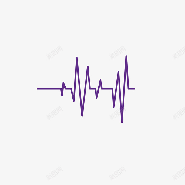 紫色线条心电图png免抠素材_88icon https://88icon.com 卡通心脏线条 底纹设计 心电图 心脏 心脏线条 海报设计 紫色线条 色彩