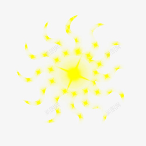黄色太阳光效png免抠素材_88icon https://88icon.com 光圈 光效 光斑 十字光 十字光效 图案 彩色 星光 眩光 闪烁