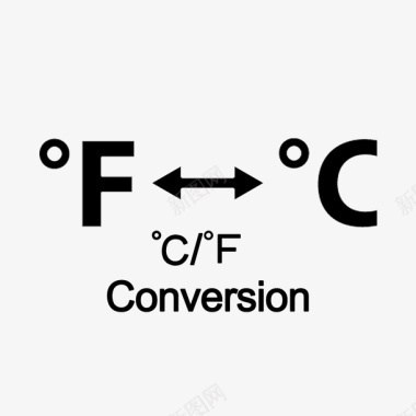 能量转换温度转换摄氏度华氏度图标图标