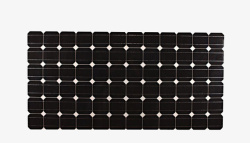 太阳能电池黑色方格洞洞电池板高清图片