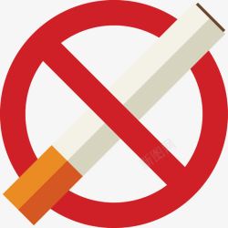 拒绝抽烟禁止吸烟图标高清图片