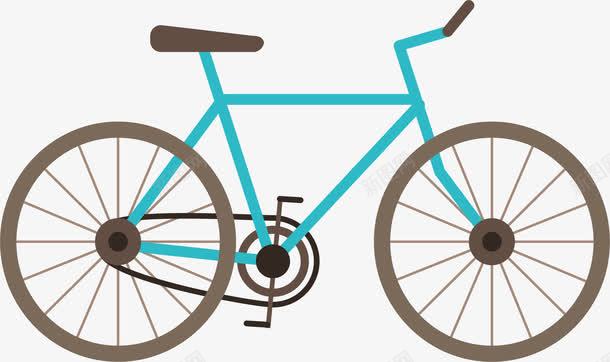 蓝色共享单车png免抠素材_88icon https://88icon.com 低碳出行 共享单车 小鸣单车 自行车
