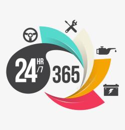汽车维修一年365天每天24小时营业高清图片
