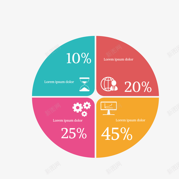 比例化的进度矢量图eps免抠素材_88icon https://88icon.com 一目了然 形象化 明了 比例化 比率 简单 进度 进度表 矢量图