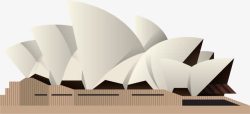 外国旅游景点悉尼歌剧院素材