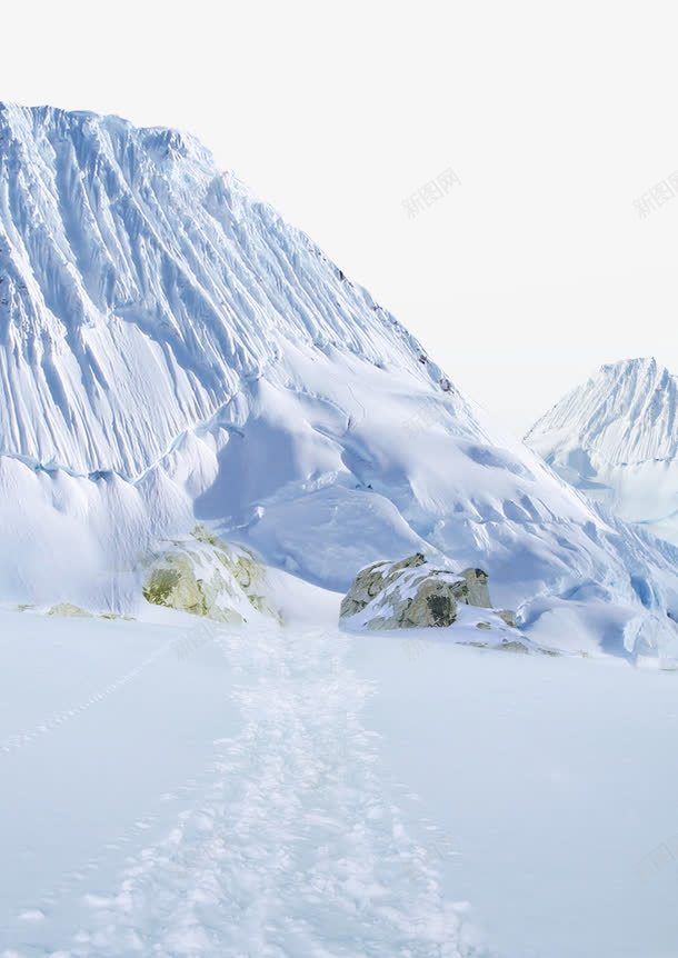 唯美背景雪山png免抠素材_88icon https://88icon.com png元素 白色 背景 背景素材 雪山 雪山坡