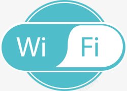 圆形免费wifi信号素材