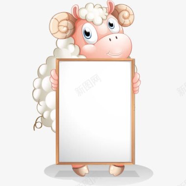 绵羊广告动物图标图标